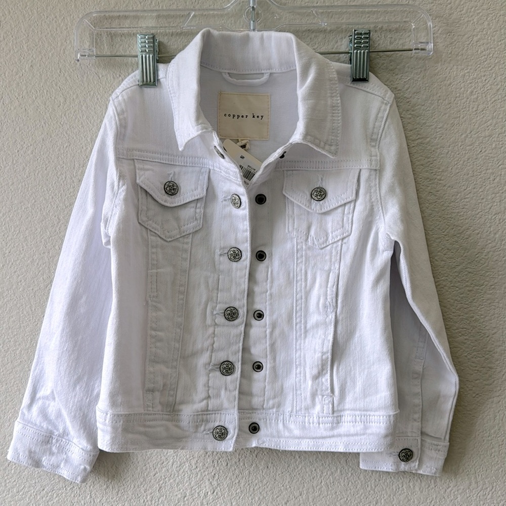Copper Key Girls Denim Jacket Size 3T NWT